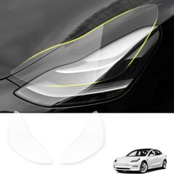 Tesla Model 3/Y Headlights Protection Film (PPF) + Installation (Orange County)
