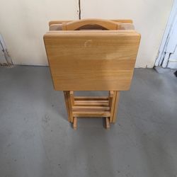 Set Of 4 TV/ Dinner, Snack Tray