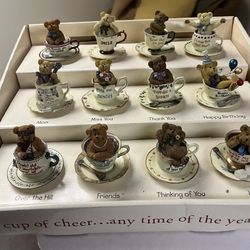Rare Boyd’s bears Porcelain Tea Cup Display