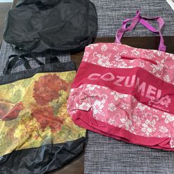 Lot Of 3 Bags Pink Cozumel 