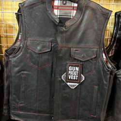 Leather Gun Vest