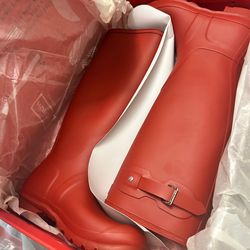 Red Hunter Rain Boots