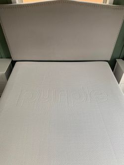 King size purple mattress