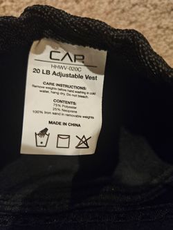 CAP weighted vest