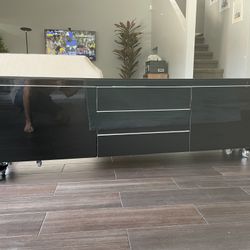 Media Console With Storage
