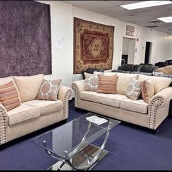 Sofa Loveseat With Pillows $899 !!!
