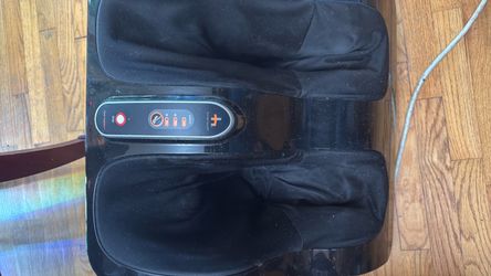 Brookstone Foot Calf Rolling Massager Black B-FMS-1200J Type and Speed Settings