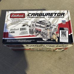 Edelbrock 1406  600 Cfm Carburetor Rebuilt, Electric Choke