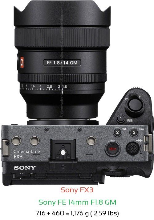 Sony Fx3 With Lens And A Cage