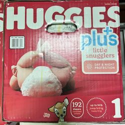 Huggies diapers Sizes 1-3