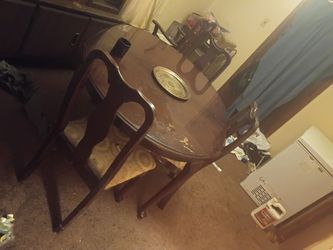 Solid oak table