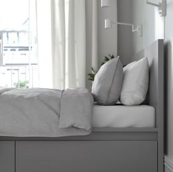 Ikea Malm Bed Frame (with 2 spacious storages)