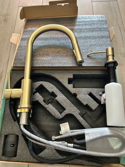 New faucet kitchen sink gold color