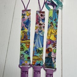Disney Princes Pacifier Clips