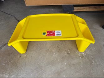 Yellow lap tray
