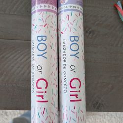 Gender Reveal Confetti Cannons Pink Or Blue You Choose