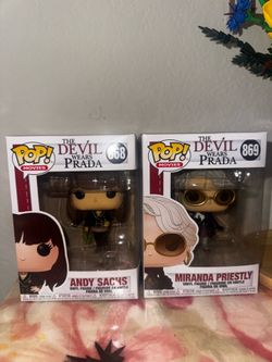 Miranda Priestly #869 & Andy Sachs #868 Funko Pop