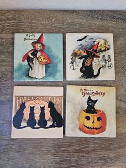 Vintage Halloween Coasters