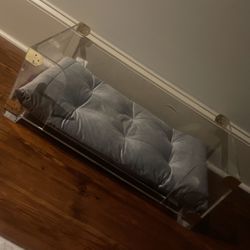 Acrylic dog bed