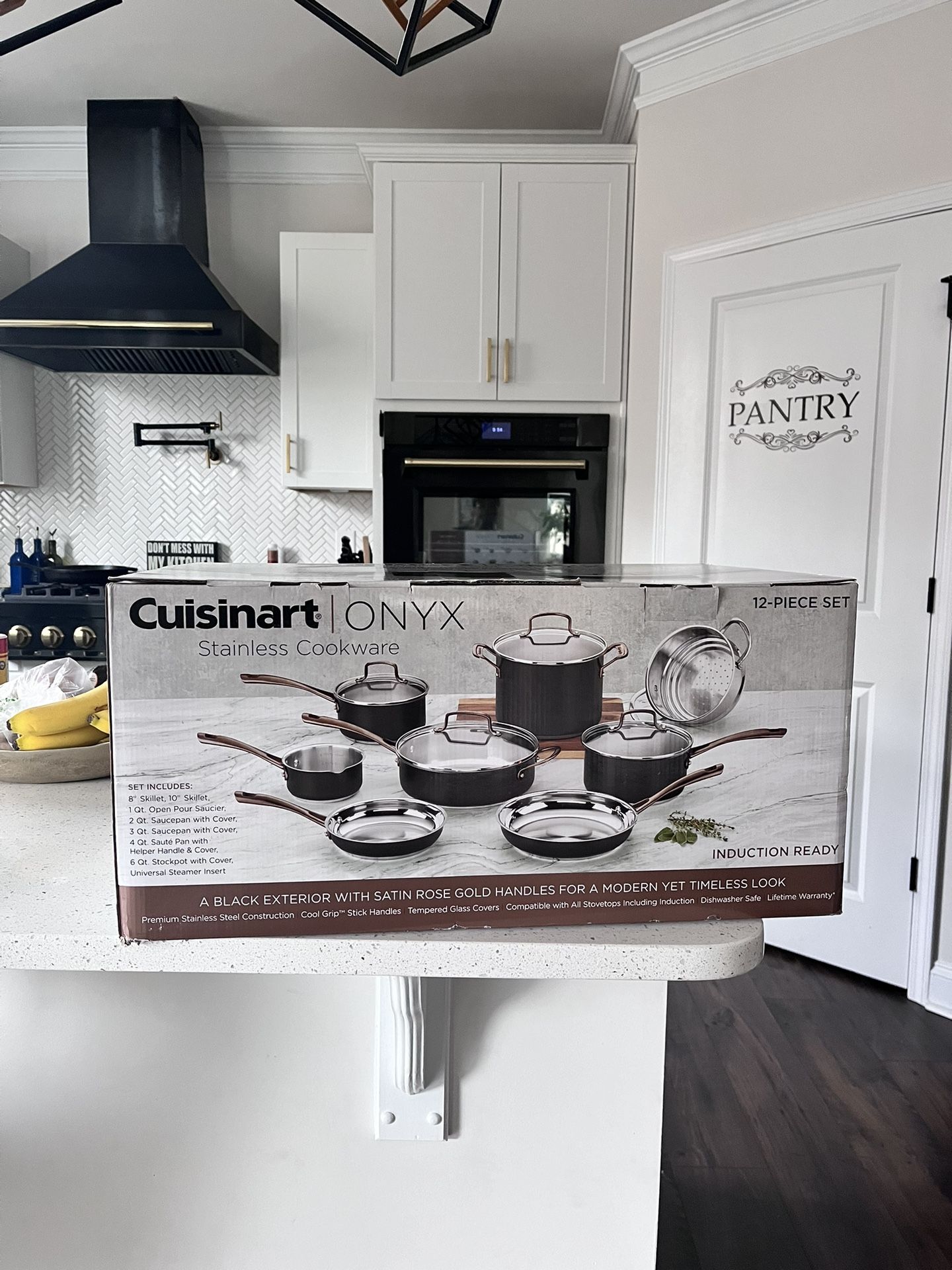 Cuisinart ONYX 12 Piece Stainless Cookware