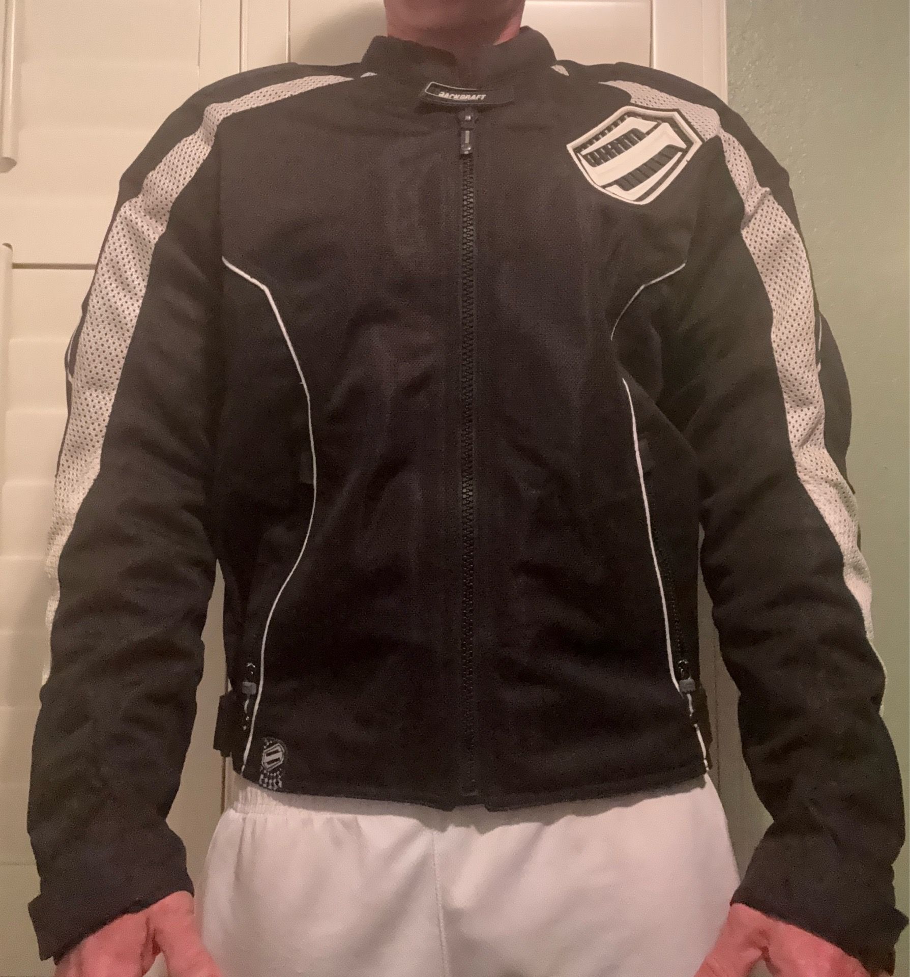 Shift Men’s Protective Motorcycle Jacket (Large) **read description**