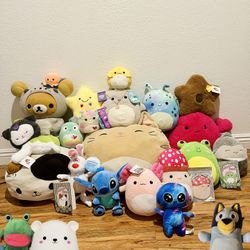 squishmallow + other plushies for sale