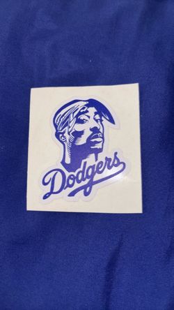 Tupac Dodgers Sticker