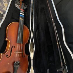 Violin With Case 