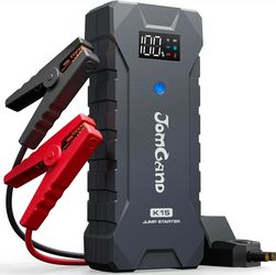 2500A Car Battery Jump Starter for Up to 8.0L Gas or 6.0L Diesel Engines, 12V Portable Jump Box with Smart Jumpe