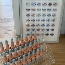 24-color holographic cat eye gel polish set, in 95% new condition