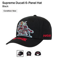 Supreme Ducati hat