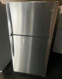 Whirlpool Top Freezer Refrigerator Stainless Steel