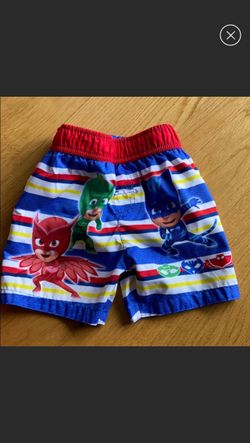 PJ mask swimming trunks . Size 3t