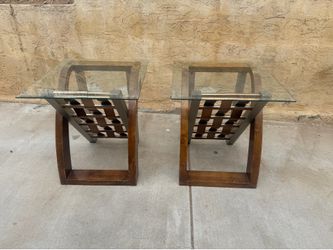 FREE glass end tables