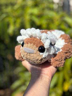 Crochet Appa the Flying Bison plushie 🦬