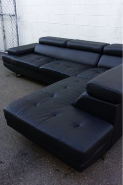 J&M Furniture Italian Leather sectional Couch