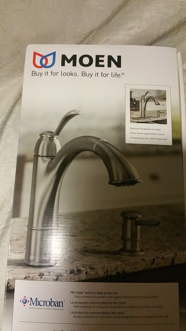 Moen Walden Single Handed Pull Out Kitchen Faucet For Sale In