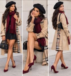 NEW Burgundy Heels Size 8
