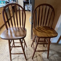 Two Bar Stools 