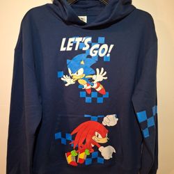 Sonic Boys Hoodie Size L 14/16