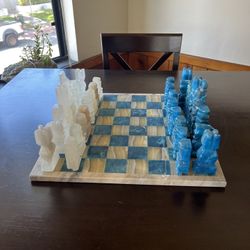 Solid Marble Chess Set  