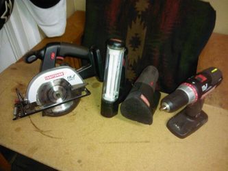 Craftsman 19.2 volt cordless tools.