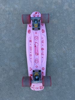Graffiti Doodle Pink Panther Skateboard Penny Board