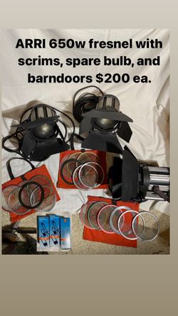 ARRI 650 Fresnels