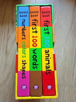 first100 box set board books
