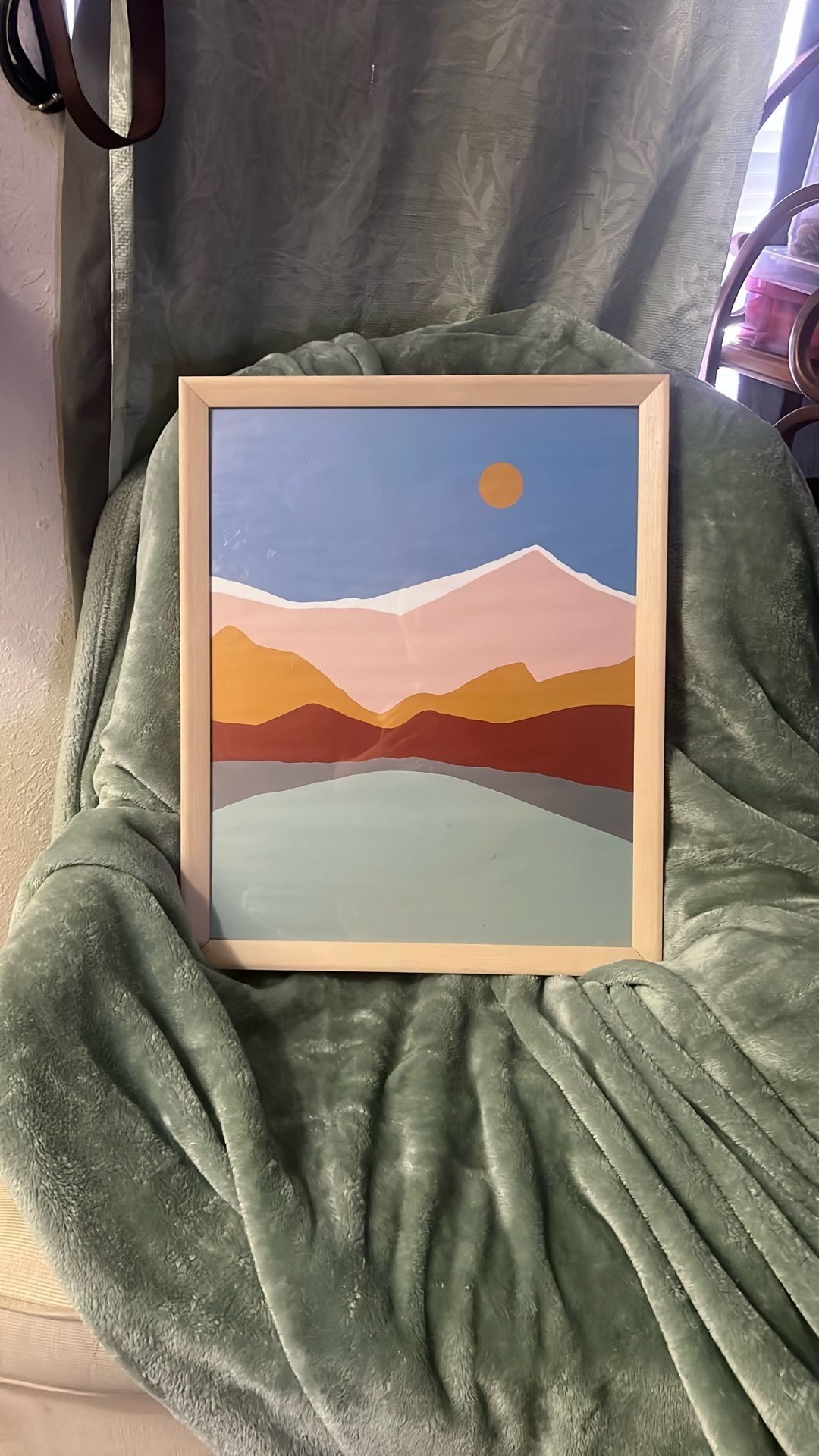 Framed Boho Mountains