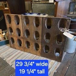 Early 1900's Wine Cellar Bottle Holder