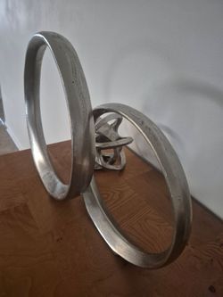 Silver rings decoration