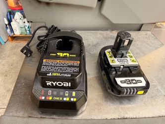 Ryobi ONE+ 18V Lithium Battery and Charger