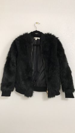 Women’s XS faux fur bomber jacket